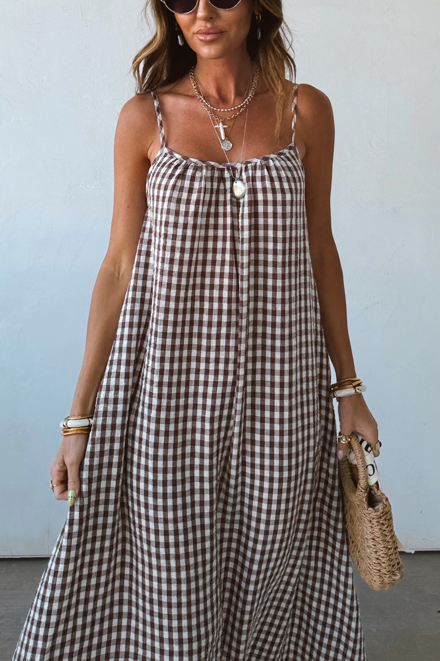 Girlfriend Gingham Dress