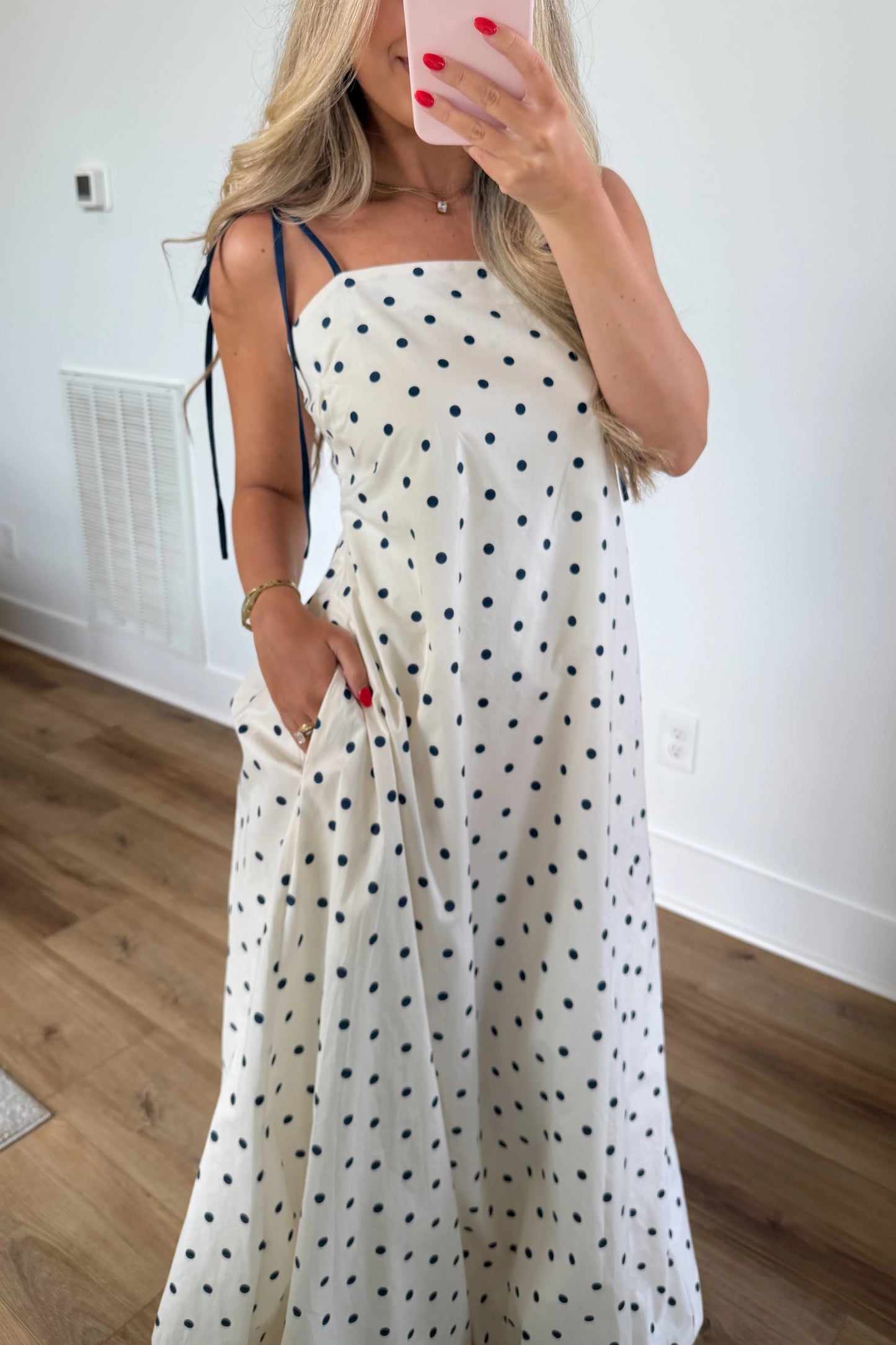 The Sweet Polka Dot Maxi Dress