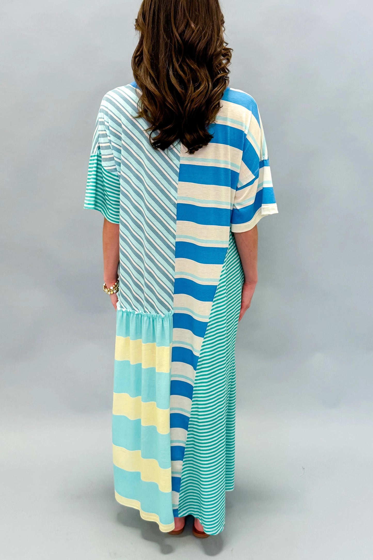 Chelsea Striped Maxi Dress