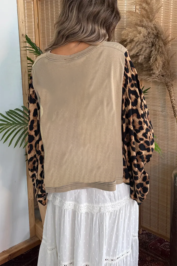 Christmas Print Bat Sleeve T-shirt (no Back Pocket)