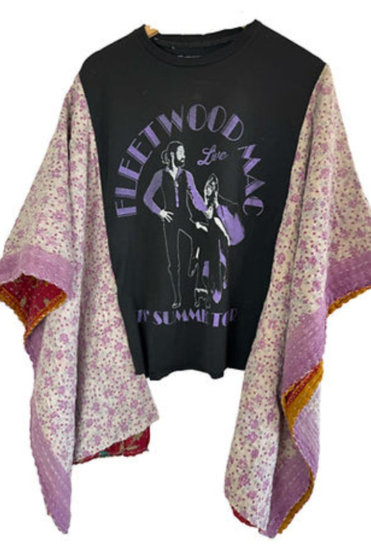 Fleetwood Mac Patetrn t Mix & Match Tee(No Patch)