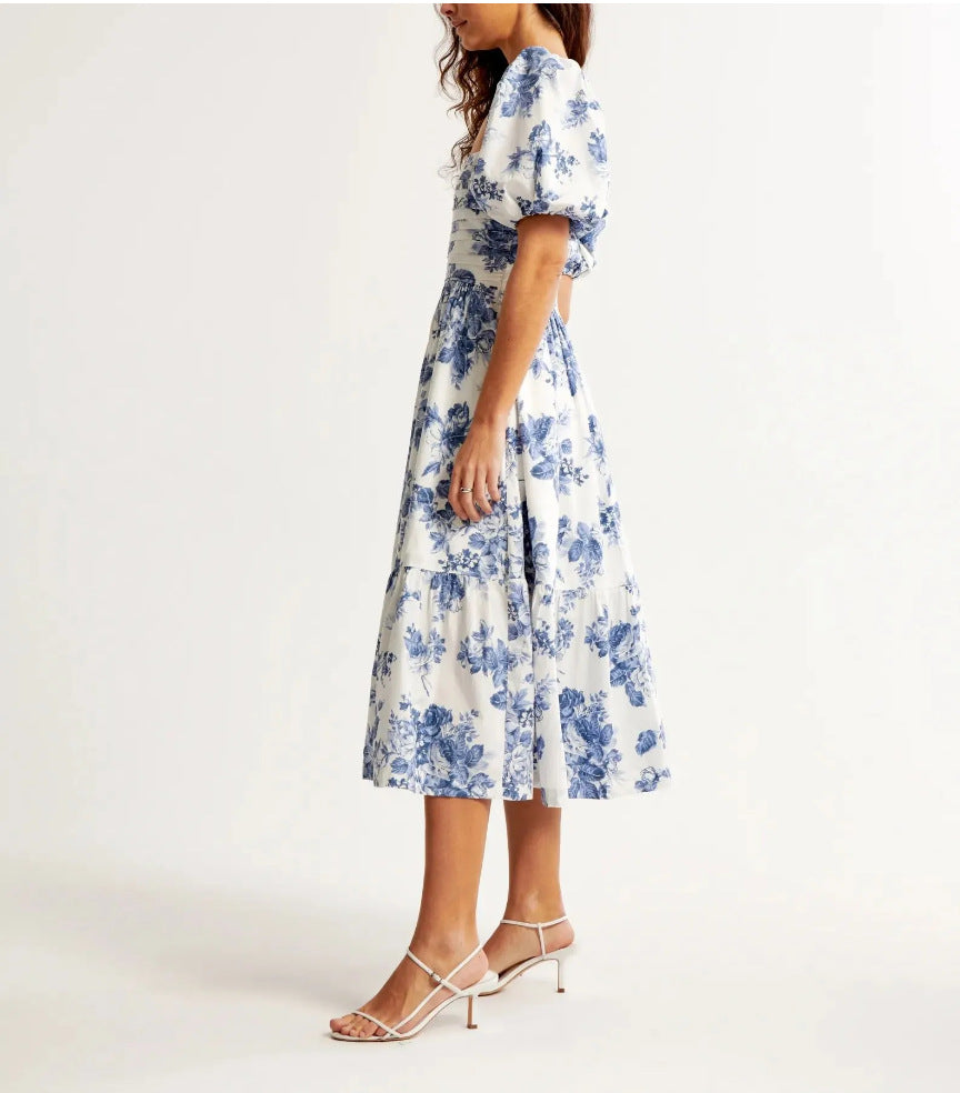Robe longue sexy à la mode bohème