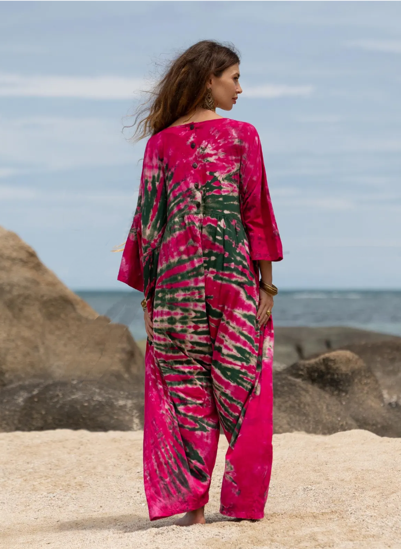 Dragonfruit Wave Jumpsuit