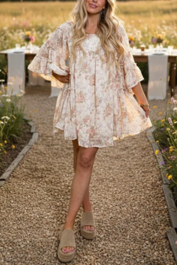 Women’s Floral-print Short Dress