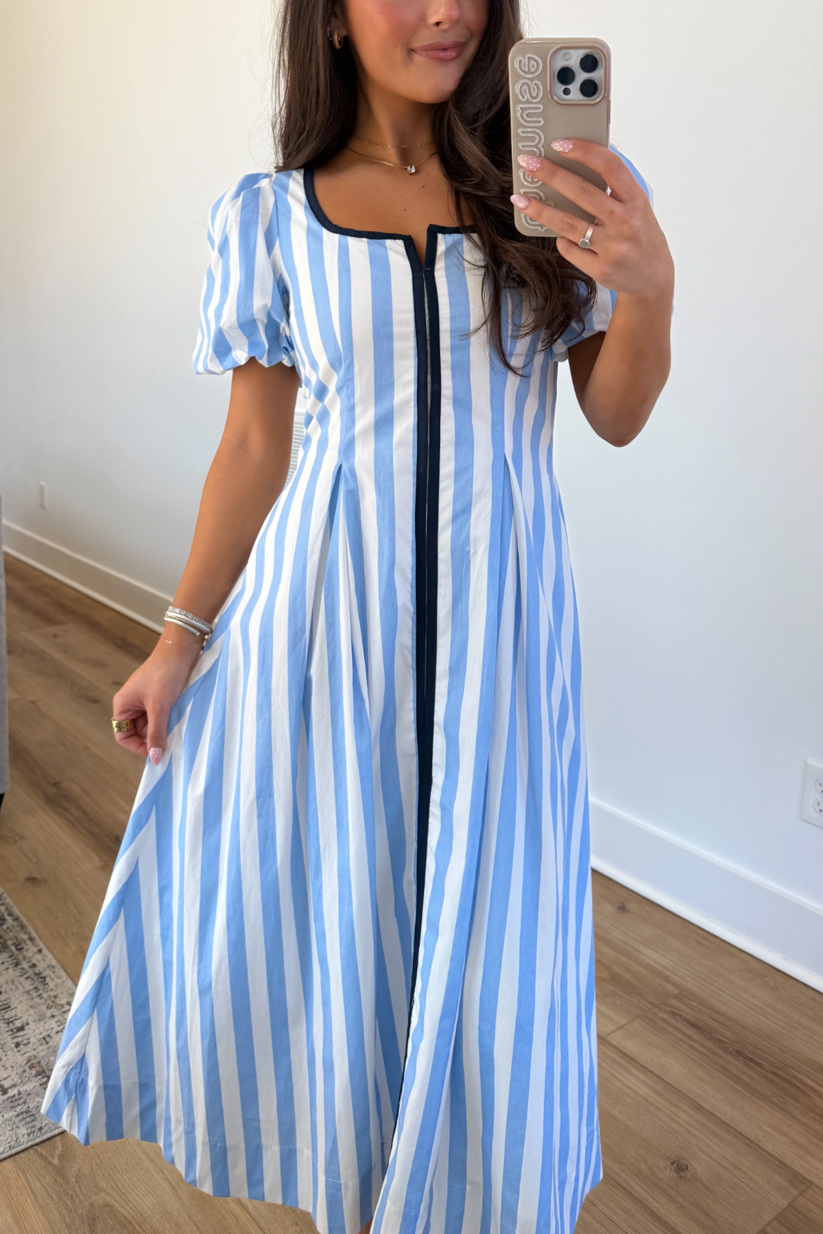 The Carolina Stripe Midi