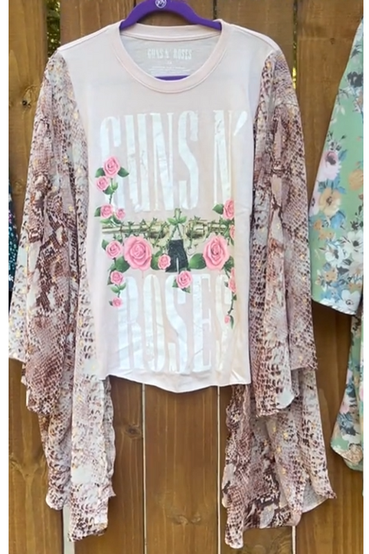 Guns N' Roses Pink  Mix & Match Tee