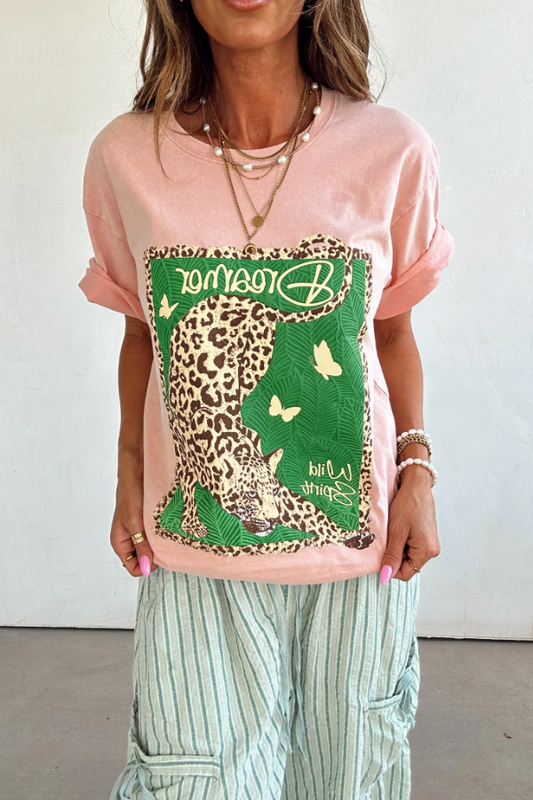 Wild Spirit Cheetah Graphic Tee