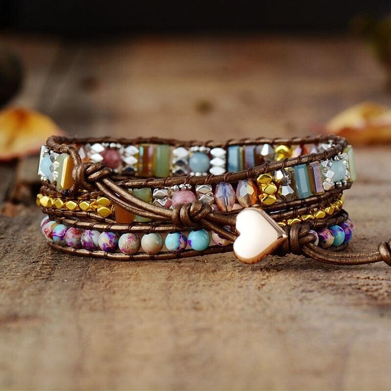Bracelet de protection du cœur impérial ajustable