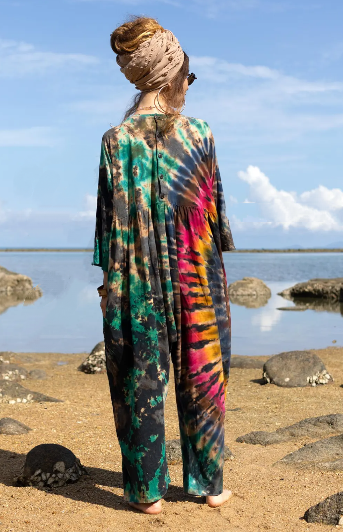 Jungle Twilight Boho Romper Jumpsuit