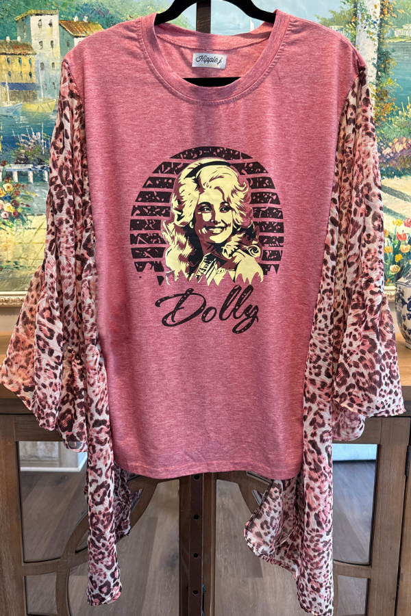 Roper Band Tee Dolly Parton Print Mix & Match Tee(No Patch)