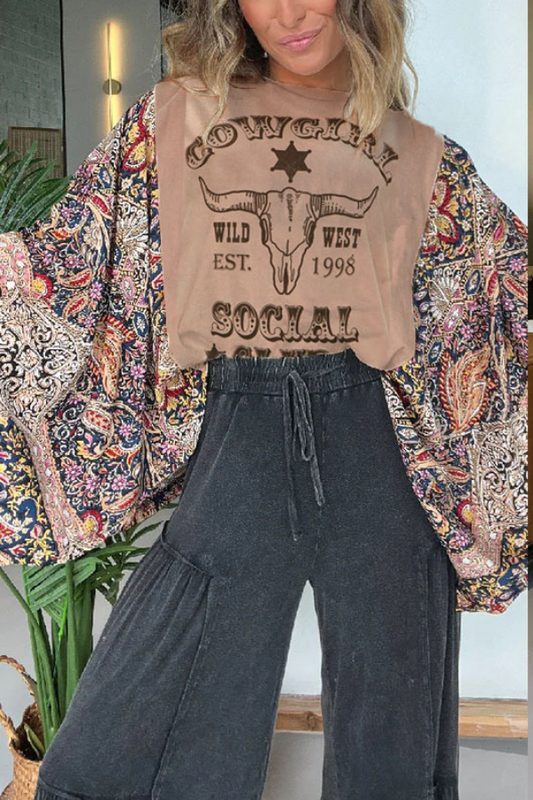 Cowgirls Social Club  Mix & Match Tee (No Patch)