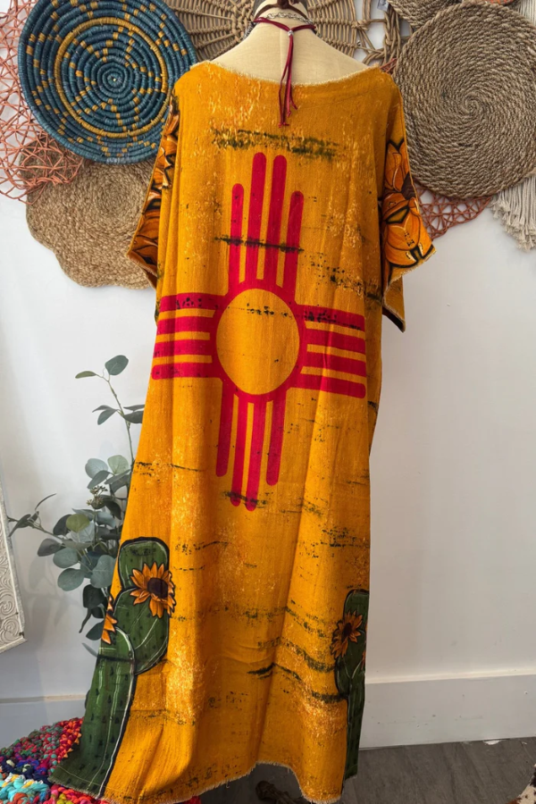 Desert Bliss Linen Tunic Hi Lo Top