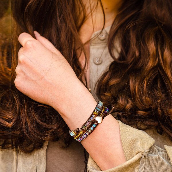 Bracelet de protection du cœur impérial ajustable