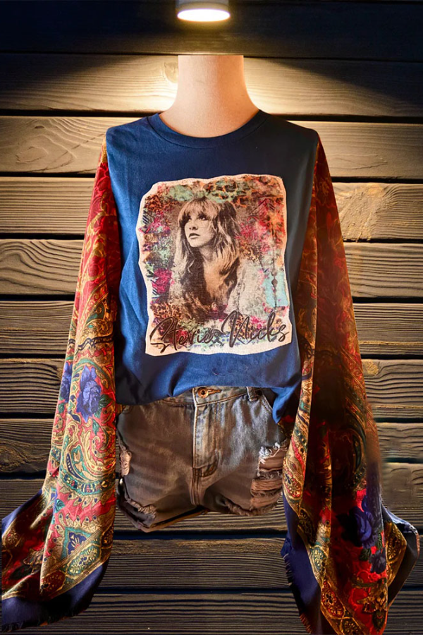 Stevie Nicks Pattern Mix & Match Tee(No Patch)