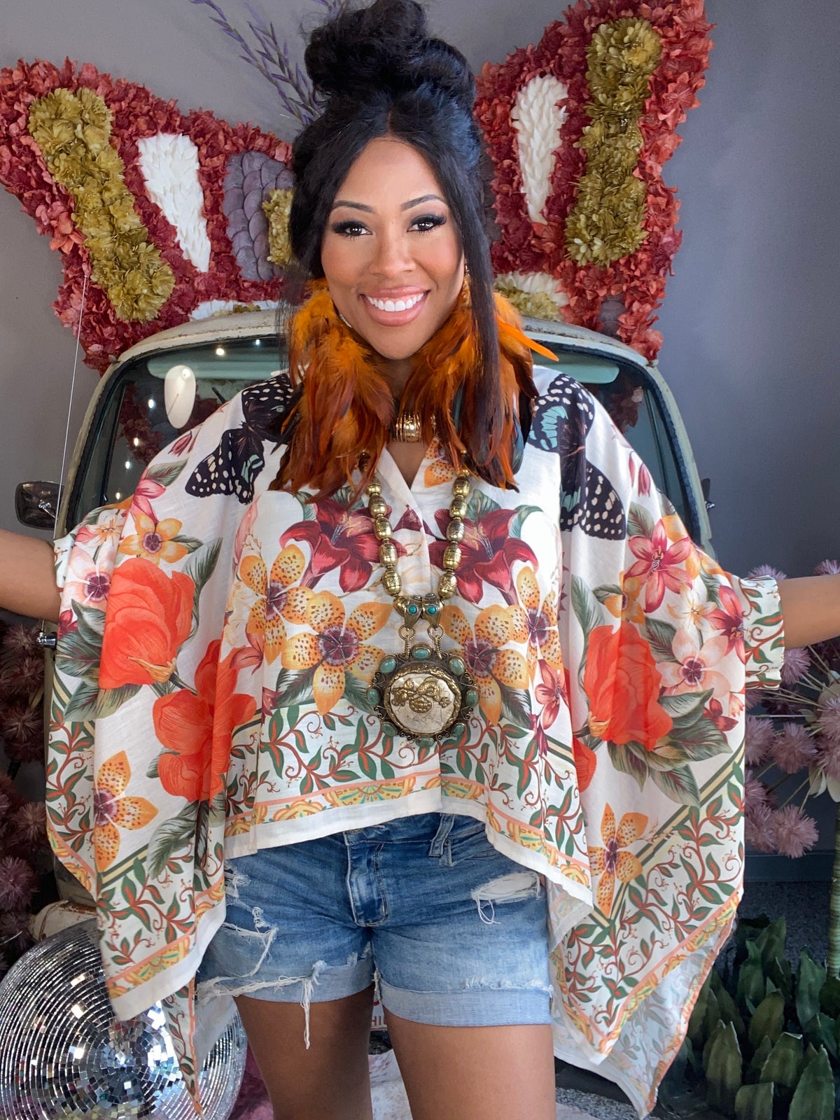 Garden's Embrace Top