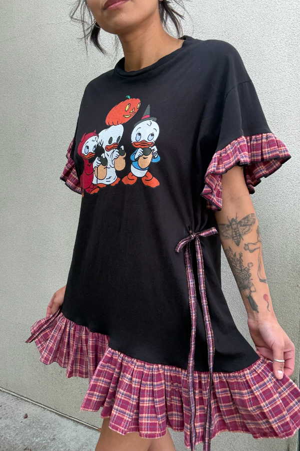 Halloween Duck Recycled Dress