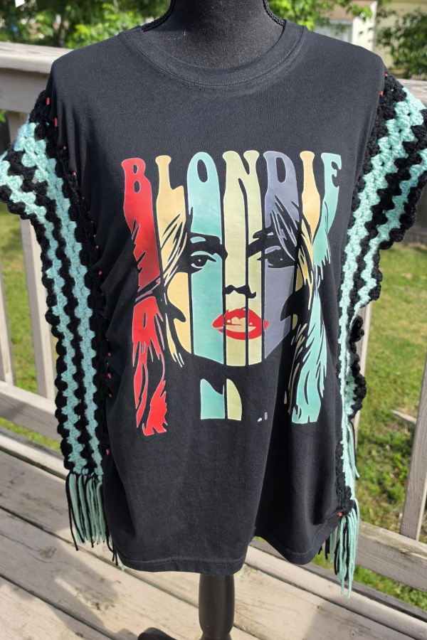 Blondie Mix And Match Dolman Sleeve T-shirt Top