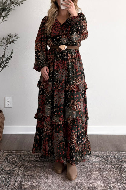 Wildwood Patchwork Maxi Dress