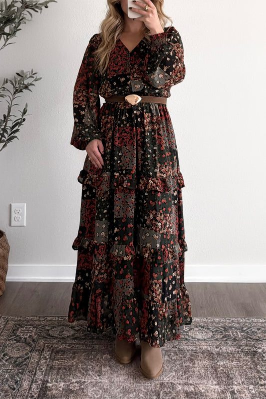 Wildwood Patchwork Maxi Dress