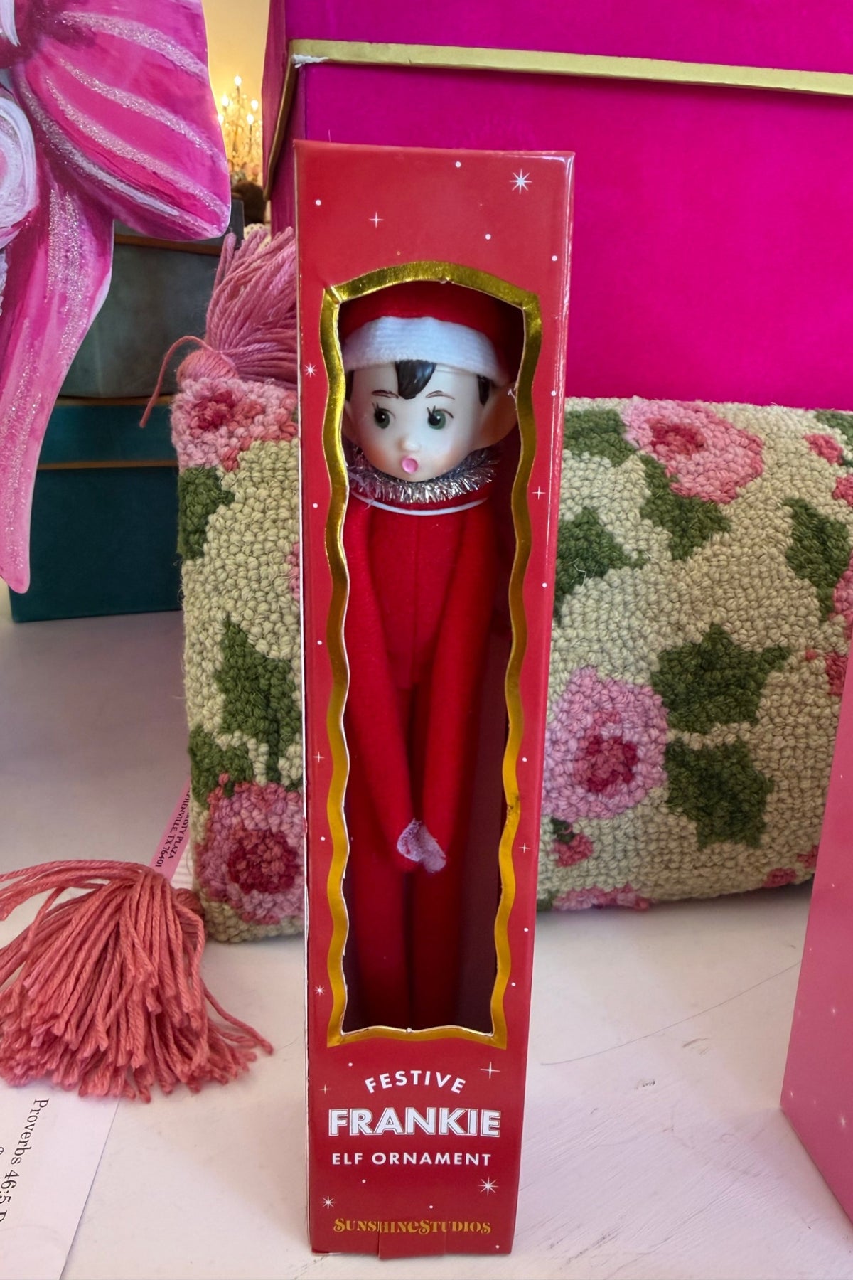Red Festive Frankie Elf