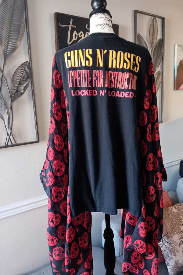 Guns N Roses T-shirt Poncho