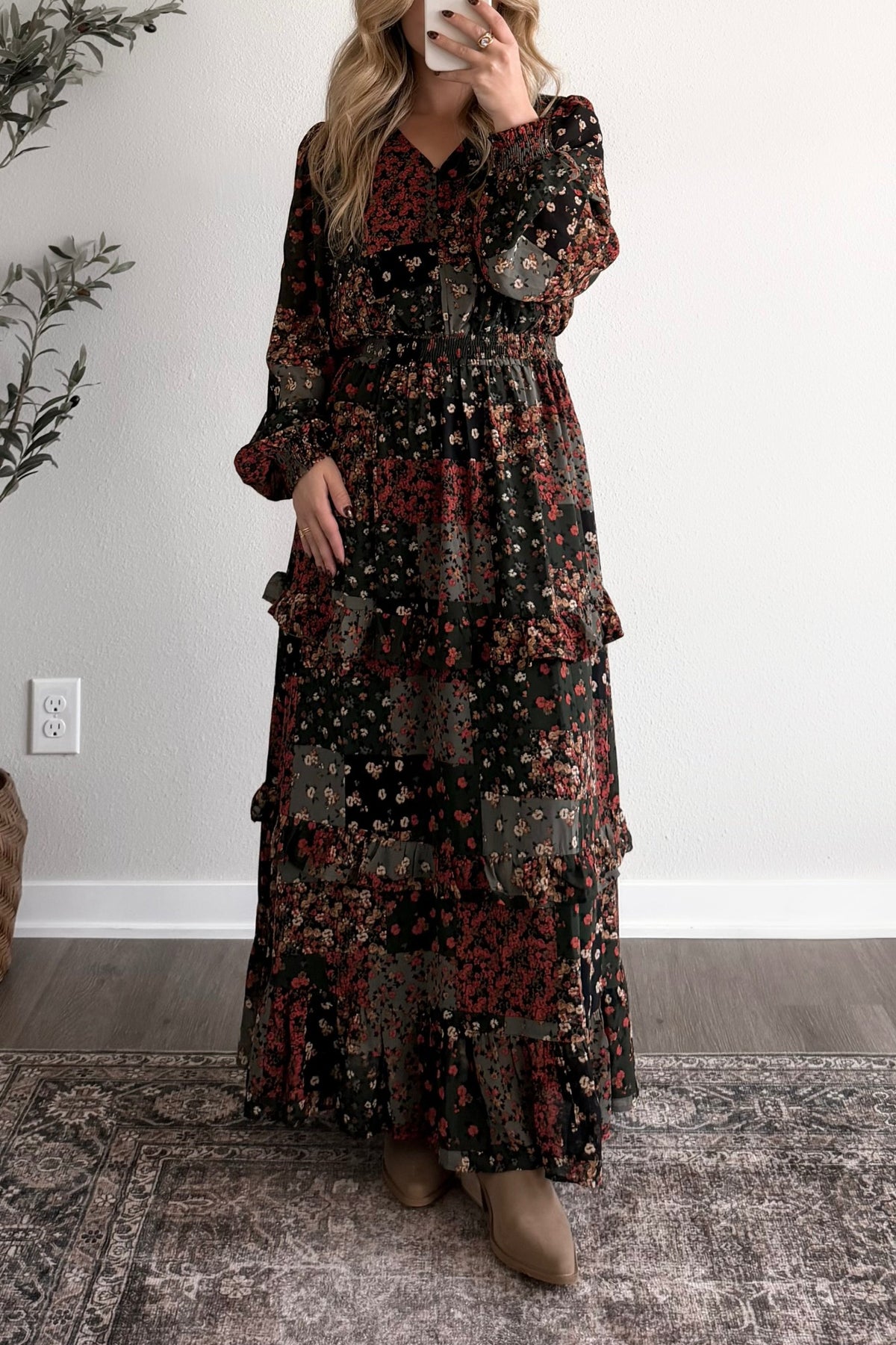 Wildwood Patchwork Maxi Dress