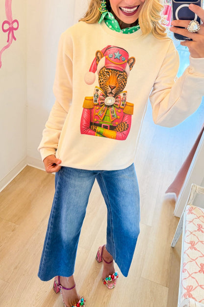 Cheetah Nutcracker Sweatshirt