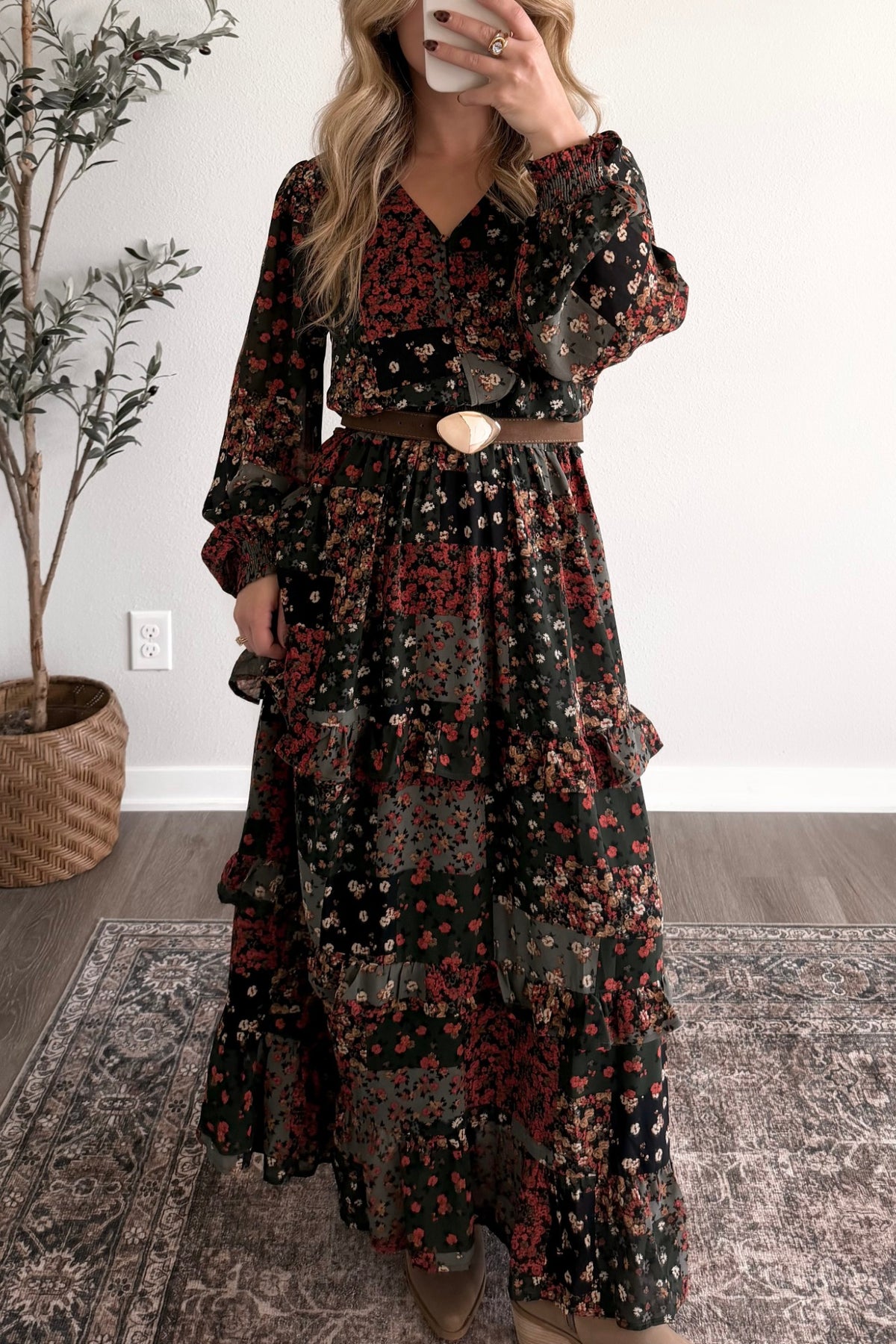Wildwood Patchwork Maxi Dress