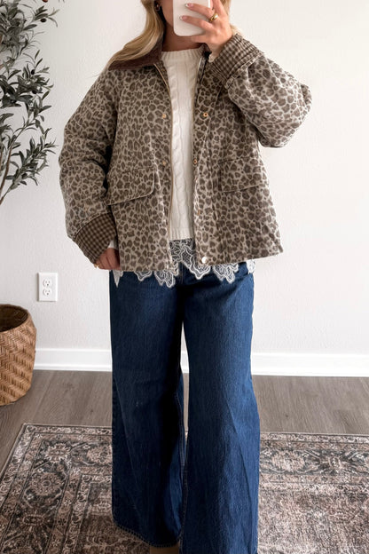Mountain View Leopard Barn Jacket