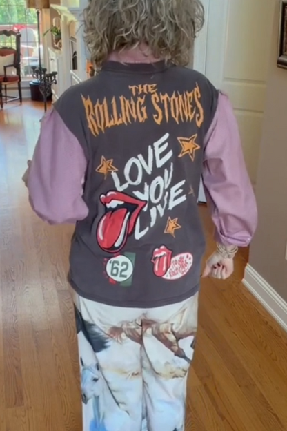 The Rolling Stones Recycled Top