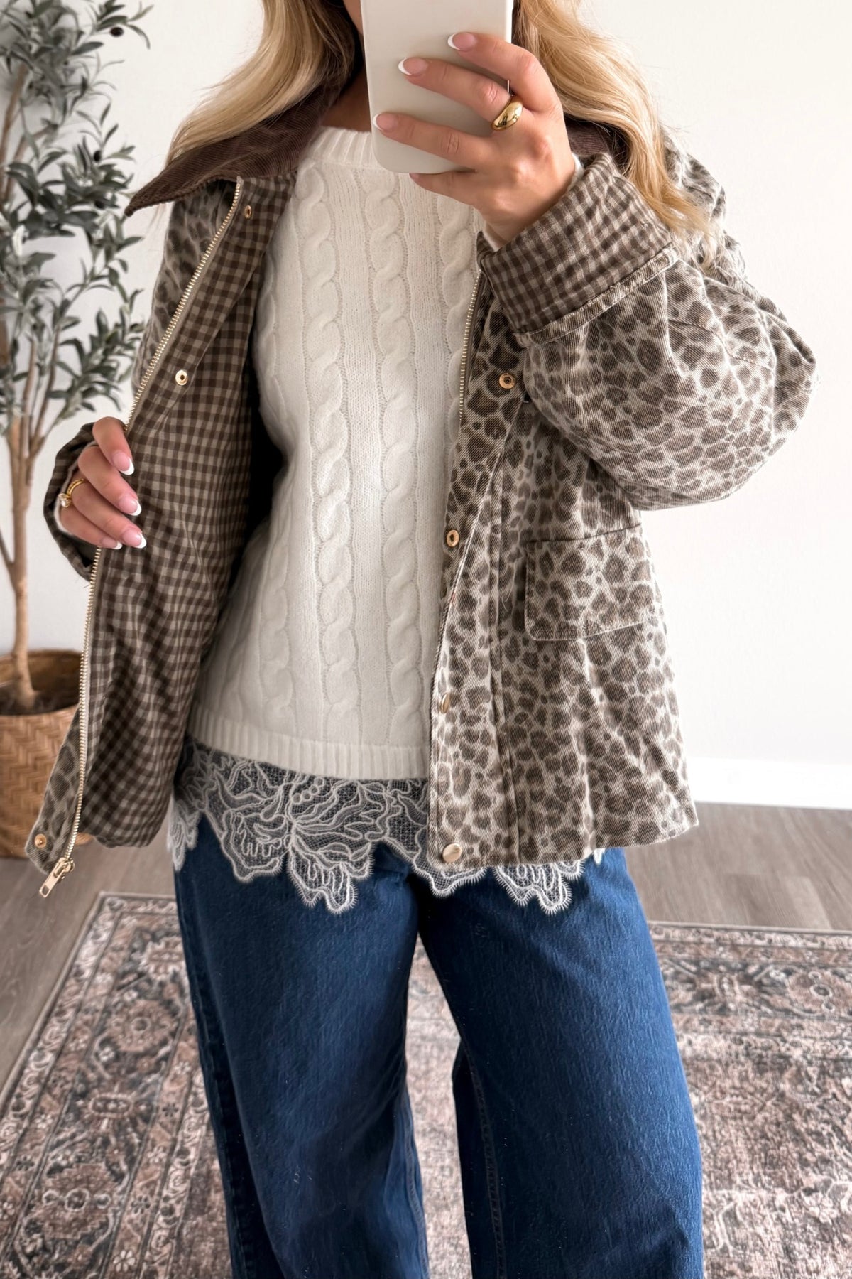 Mountain View Leopard Barn Jacket