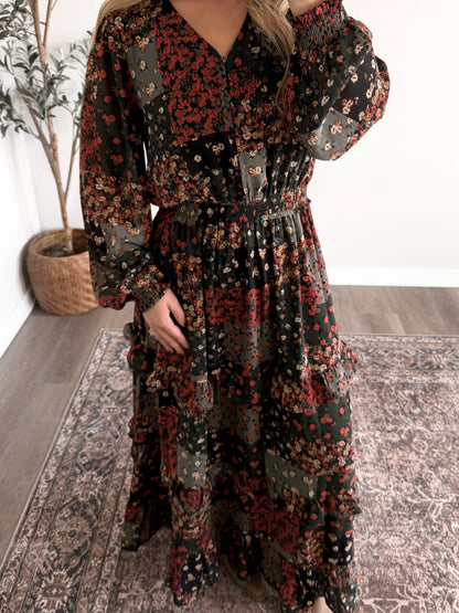 Wildwood Patchwork Maxi Dress