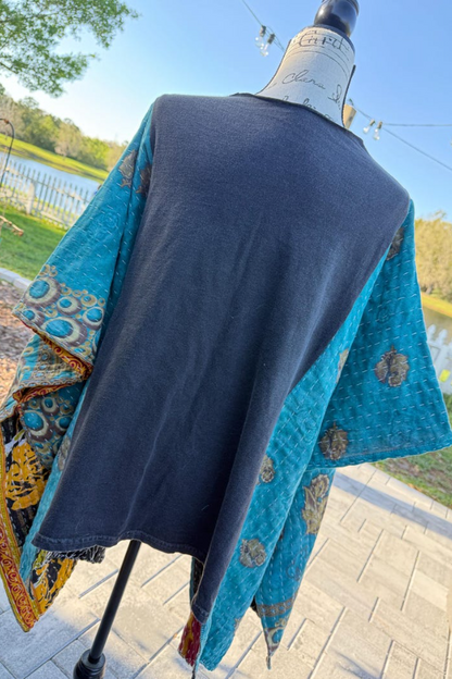 Korn Graphic-Print Dolman-Sleeve Tee