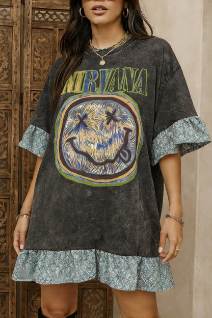 Nirvana  Upcycled Tee