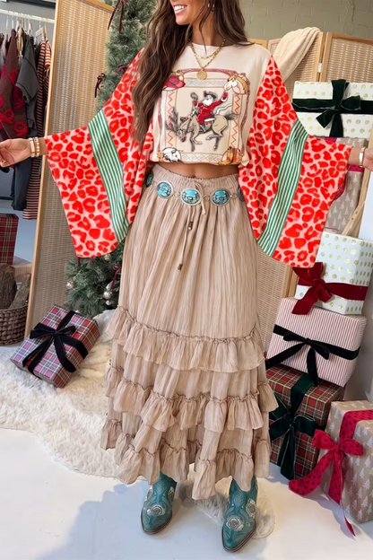 Western Santa Mix & Match Tee