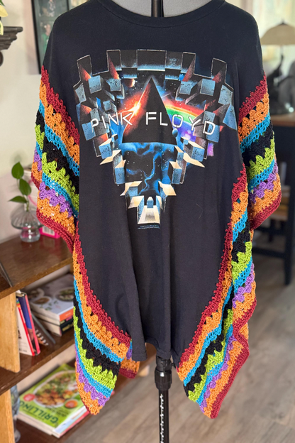 Pink Floyd Mix-up Bat Sleeve T-Shirt Top