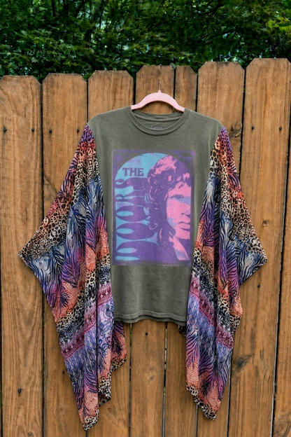 Upcycled Reworked The Doors Mix & Match Tee