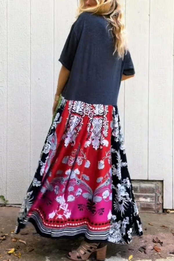 Stevie Nicks Double Split Maxi Tee