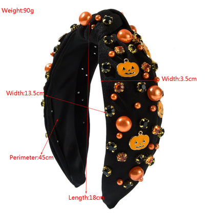 Purple Halloween Charm Headband