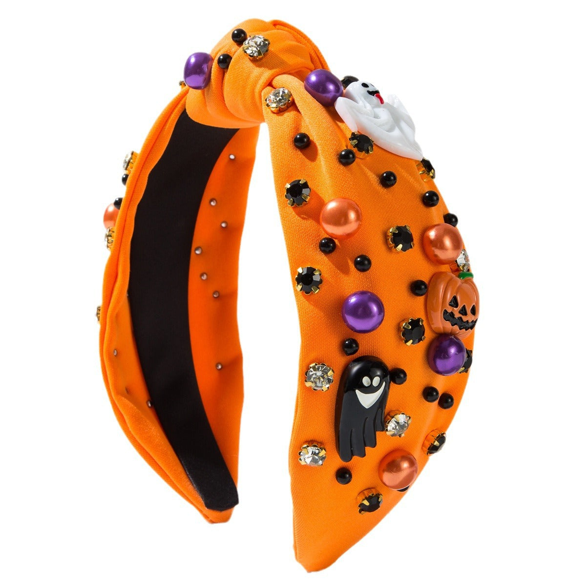 Purple Halloween Charm Headband