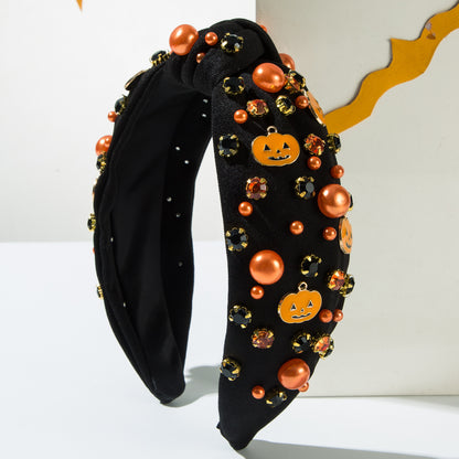 Purple Halloween Charm Headband