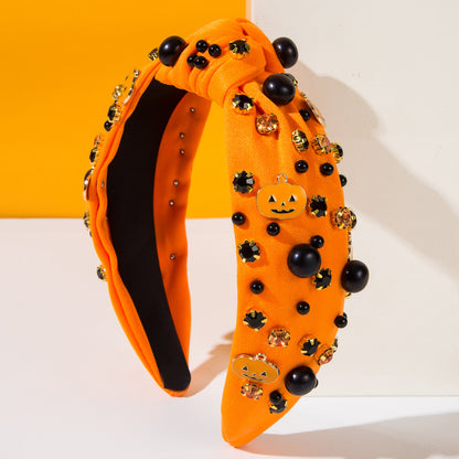 Purple Halloween Charm Headband
