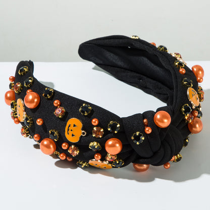 Purple Halloween Charm Headband