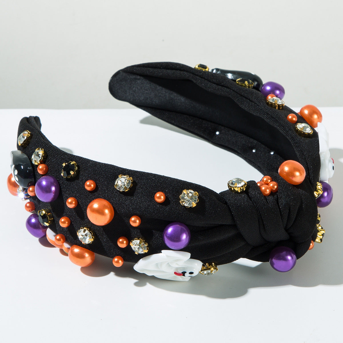 Purple Halloween Charm Headband