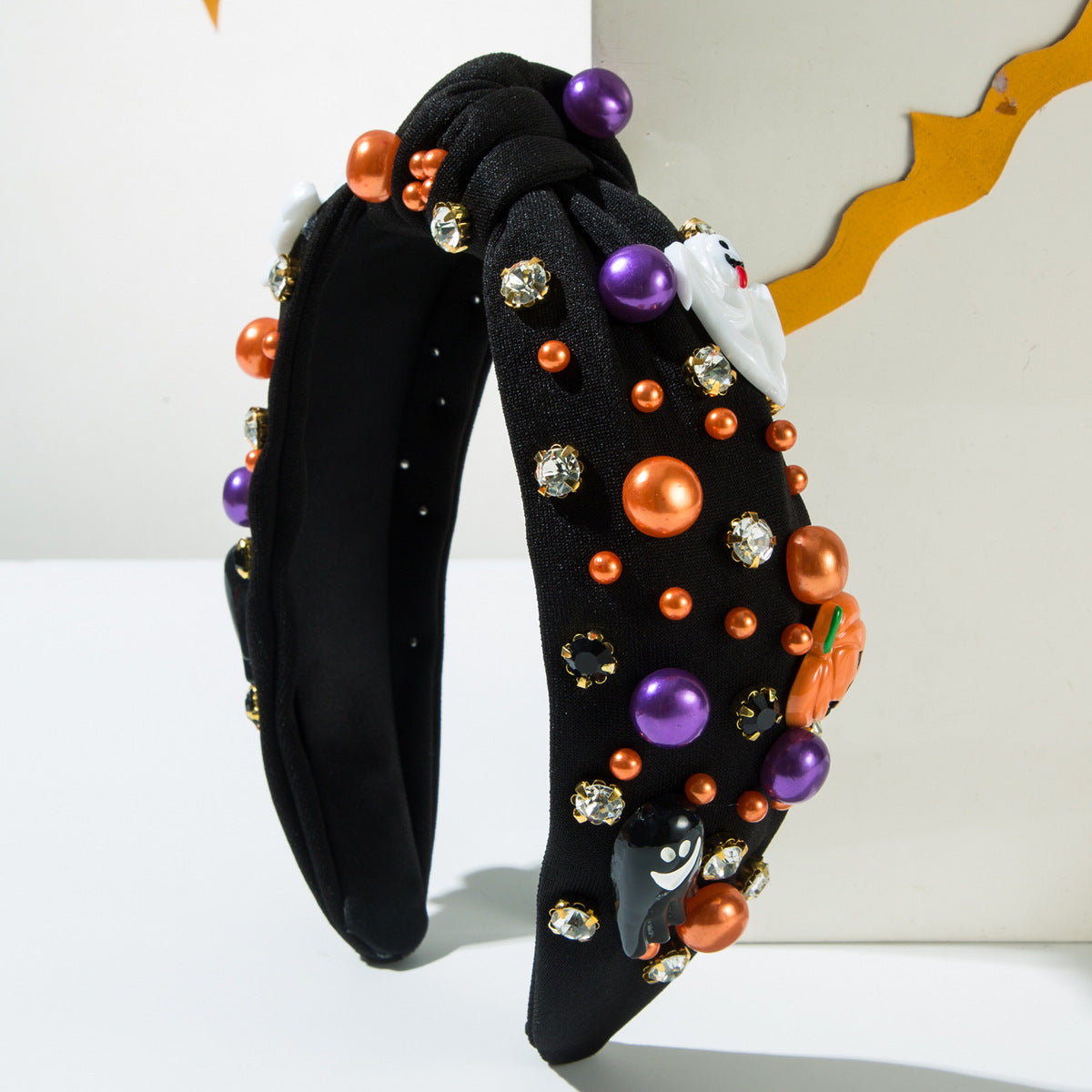 Purple Halloween Charm Headband