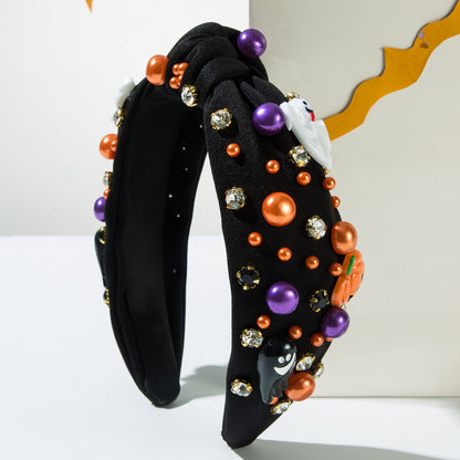 Purple Halloween Charm Headband