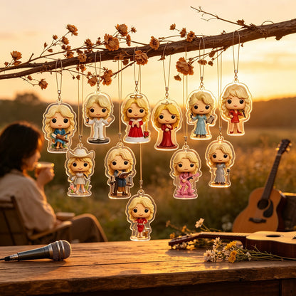 Dolly Parton 24-Day Christmas Countdown Blind Box Advent Calendar – Christmas Tree Ornaments