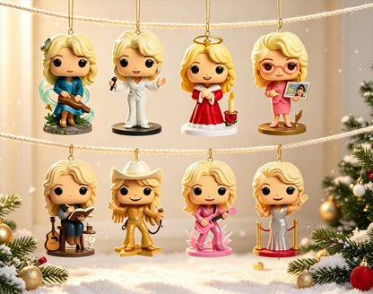 Dolly Parton 24-Day Christmas Countdown Blind Box Advent Calendar – Christmas Tree Ornaments