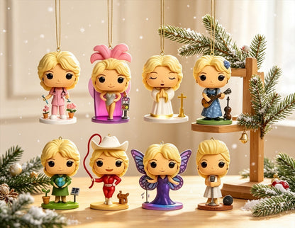 Dolly Parton 24-Day Christmas Countdown Blind Box Advent Calendar – Christmas Tree Ornaments