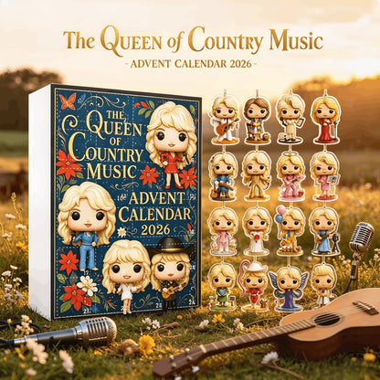 Dolly Parton 24-Day Christmas Countdown Blind Box Advent Calendar – Christmas Tree Ornaments